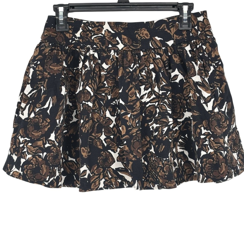 Twenty One Floral Layered Pleated Mini Skirt Pockets S Cottagecore Soft Grunge